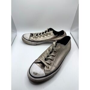 Converse Chuck Taylor All Star 544925C Womens 9 Sneaker Metallic‎ Leather Shoes